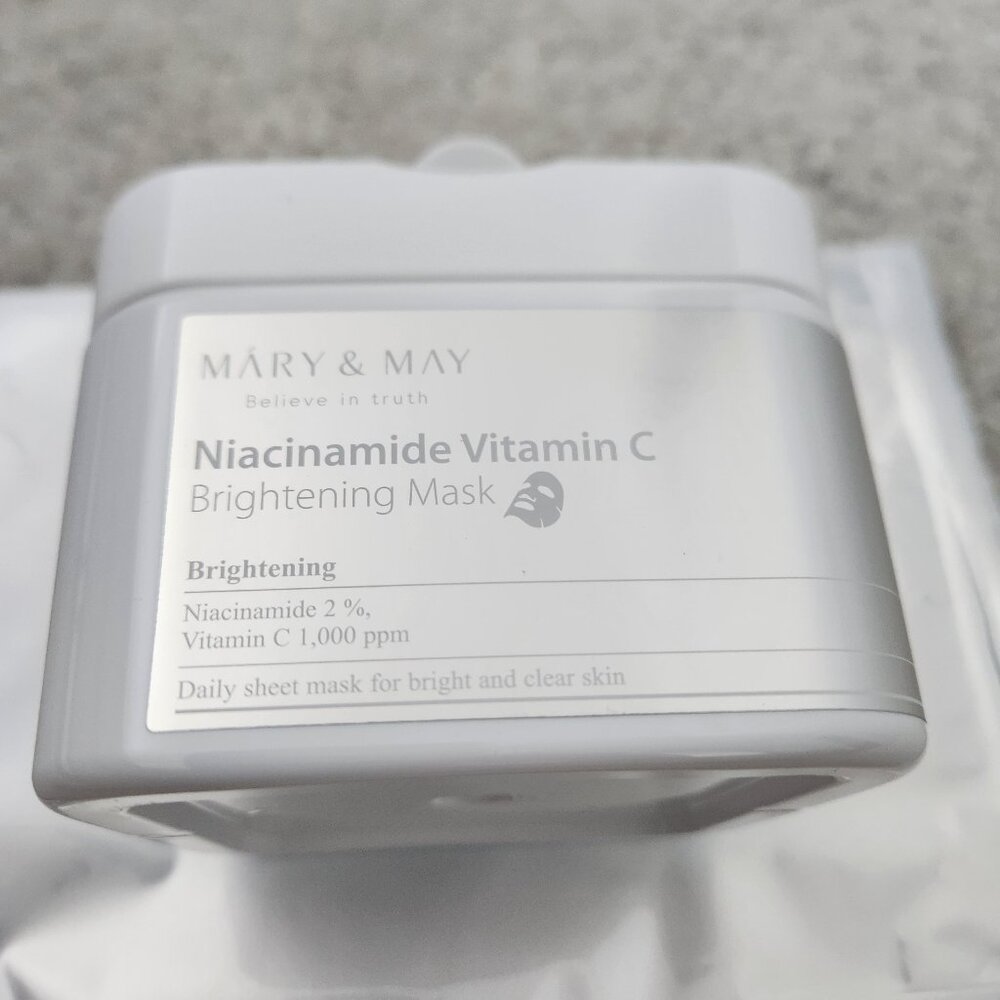 Mary & May Niacinamide Vitamin C Brightening Mask - 30EA/400g - NEW